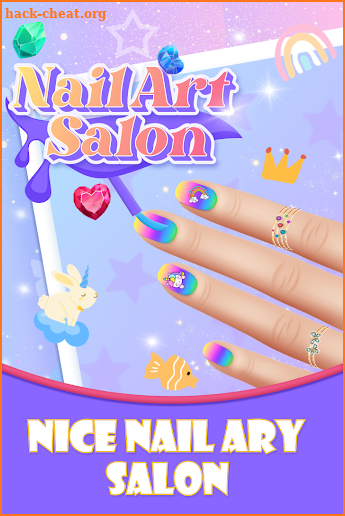 Nail Art Salon for Kids Game screenshot