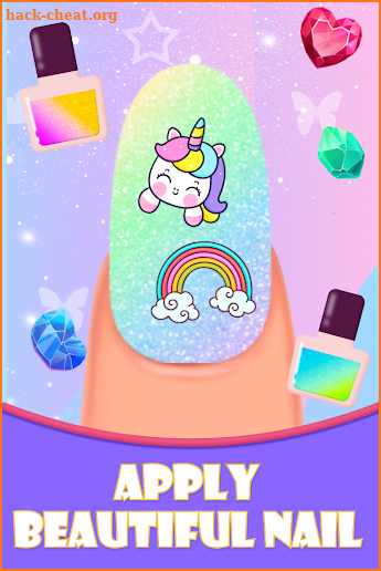 Nail Art Salon for Kids Game screenshot