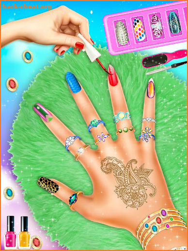Nail Art Salon Girls Art Games screenshot