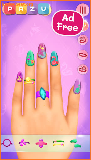 Nail Art Salon - Manicure & jewelry games for kids screenshot