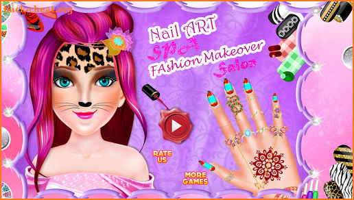 Nail Art Spa Fashion Makeover Salon screenshot