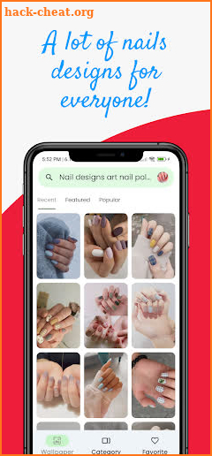 Nail designs art nail polish screenshot