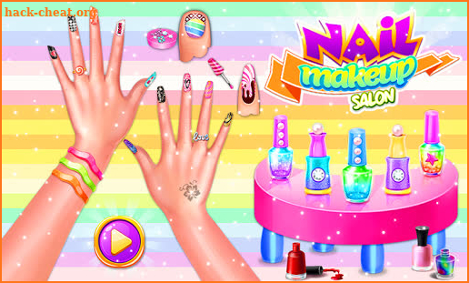 Nail makeup Kit: Fashion doll girls games 2020 screenshot