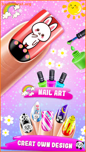 Nail polish game nail art screenshot