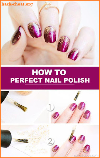 Nail polish patterns for girls (step by step) screenshot