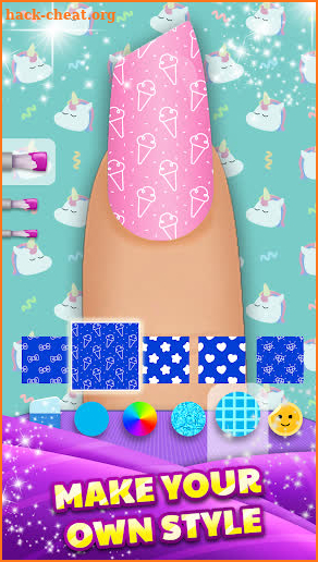 Nail Salon Acrylic Nails Art Free Girl Games screenshot