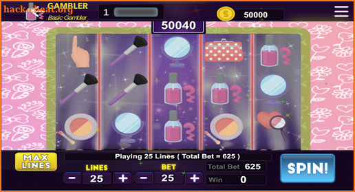 Nails Designs Vegas Wheel Scatter Casino Slot Game screenshot