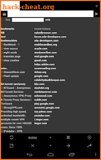 Naked Browser Pro / NB Pro web browser screenshot