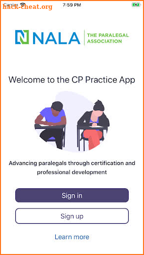 NALA CP Practice App screenshot