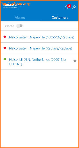 Nalco Water Alarm Manager screenshot