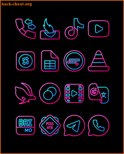 Nambula Bubblegum - Lines Icon Pack screenshot