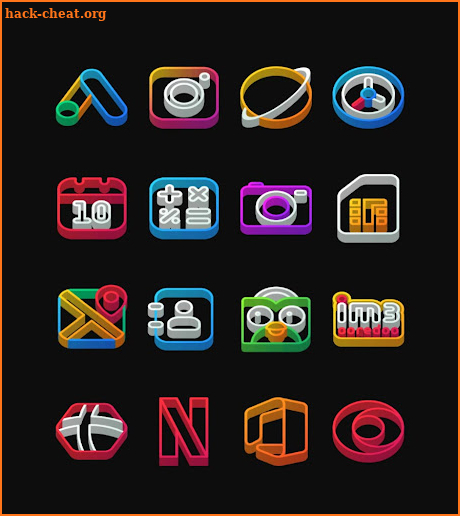 Nambula Dock - 3D Icon Pack screenshot