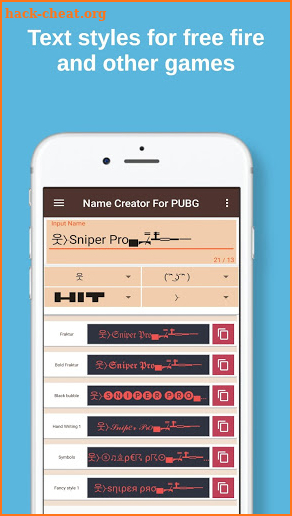 Name creator for pubg screenshot