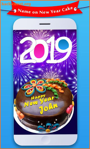 Name On New Year Cake 2019 screenshot
