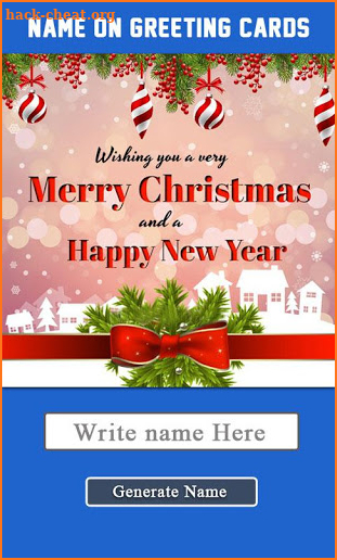 Name On New Year Greeting Cards || New Year Wishes screenshot
