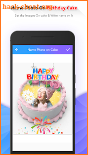 Name Photo On Birthday Cake screenshot