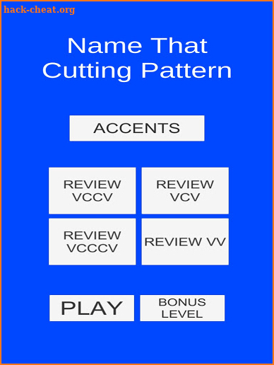 Name That Cutting Pattern screenshot