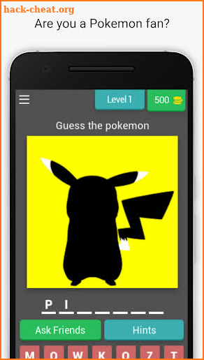 Name the Pokemon - Unofficial Pokemon Quiz Trivia screenshot