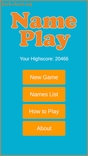 NamePlay screenshot