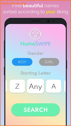 NameSwipe - Beautiful Baby Names screenshot
