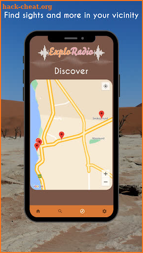 Namibia Audioguide Exploradio screenshot