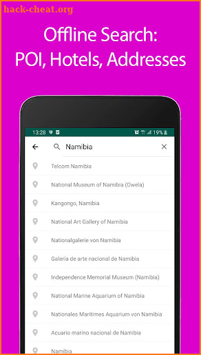 Namibia Offline Map and Travel Guide screenshot