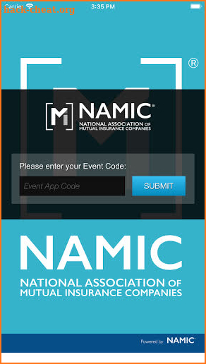 NAMIC Events screenshot