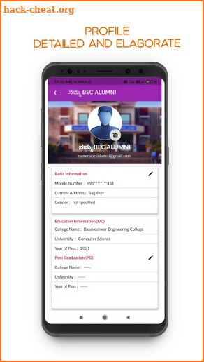Namma BEC Alumni screenshot