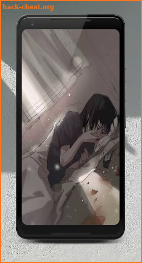 NAND Unhappy - Sad Anime Wallpaper screenshot