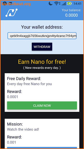 Nano Now - Earn free Nano everyday screenshot