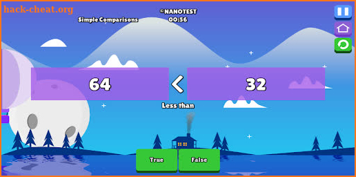 nanotest math accelerator game screenshot