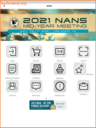NANS Mid-Year Meeting show app screenshot