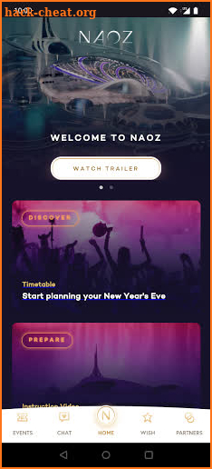 NAOZ - Digital entertainment venue screenshot