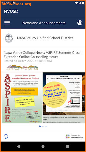 Napa Valley USD screenshot