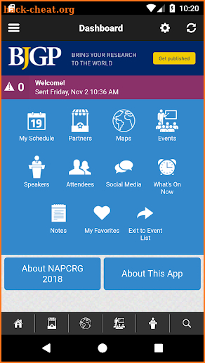 NAPCRG screenshot
