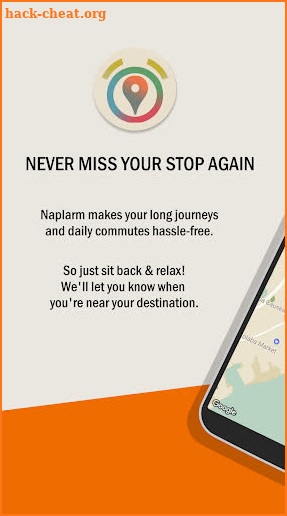 Naplarm - Location Alarm / GPS Alarm screenshot