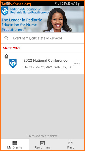 NAPNAP Conferences screenshot