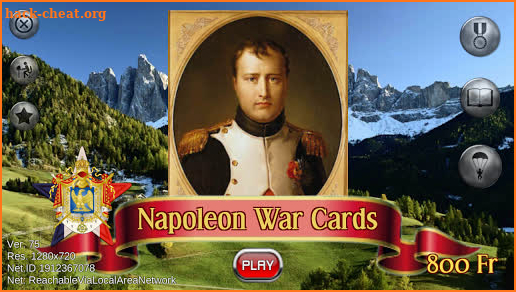 Napoleon War Cards screenshot