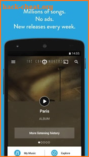 Napster Music screenshot