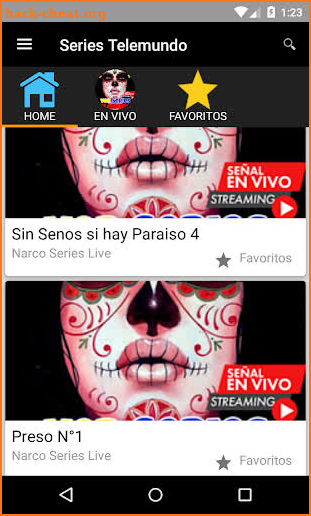 Narco series Telemundo screenshot