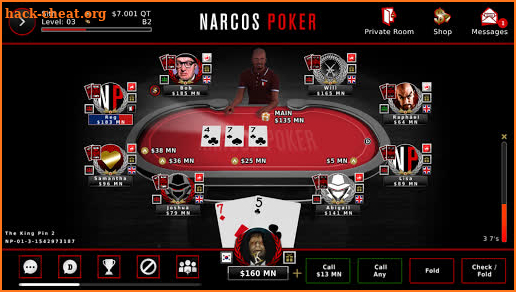 Narcos Poker screenshot