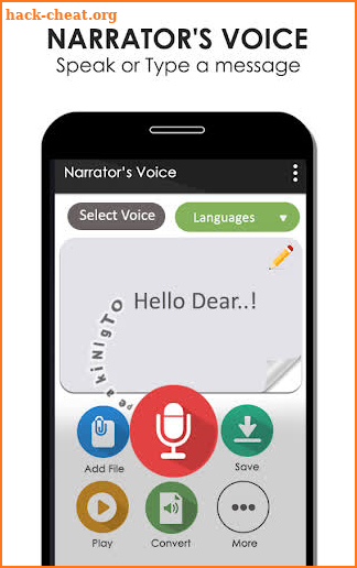 Narrator’s Voice Text-to-Speech (TTS) screenshot