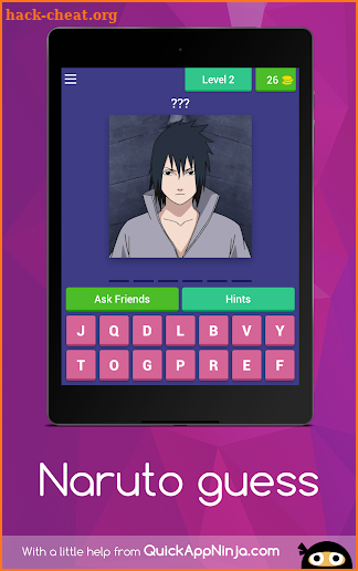 Naruto guess screenshot