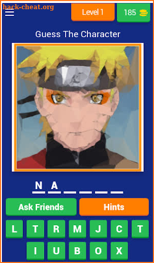Narutoo Ninja polygon Game screenshot