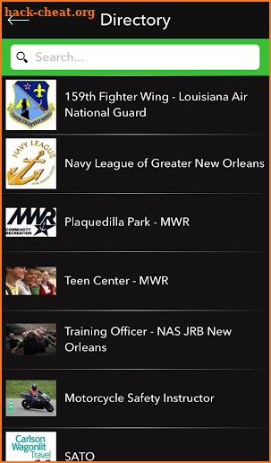 NAS JRB New Orleans screenshot