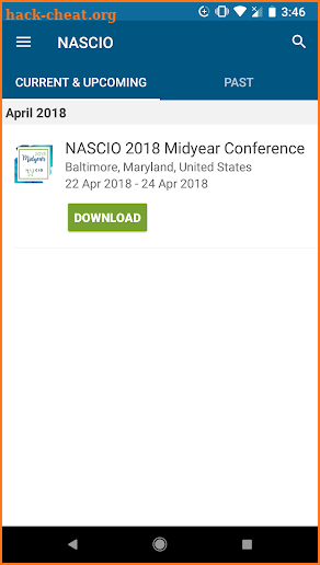 NASCIO Events screenshot