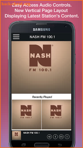 NASH FM 100.1 screenshot