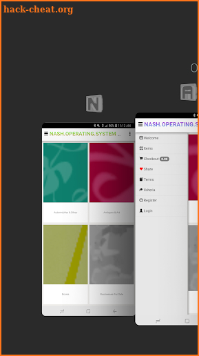 NASH OS APP (MOBILE DEMO) screenshot