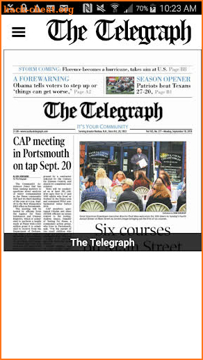 Nashua Telegraph screenshot