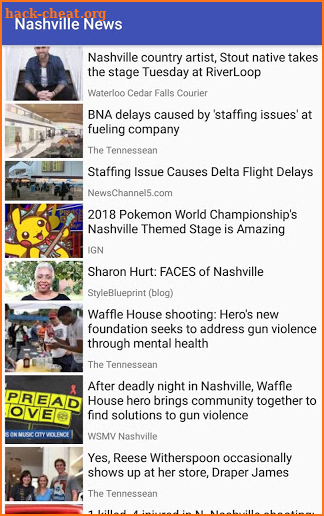 Nashville News screenshot